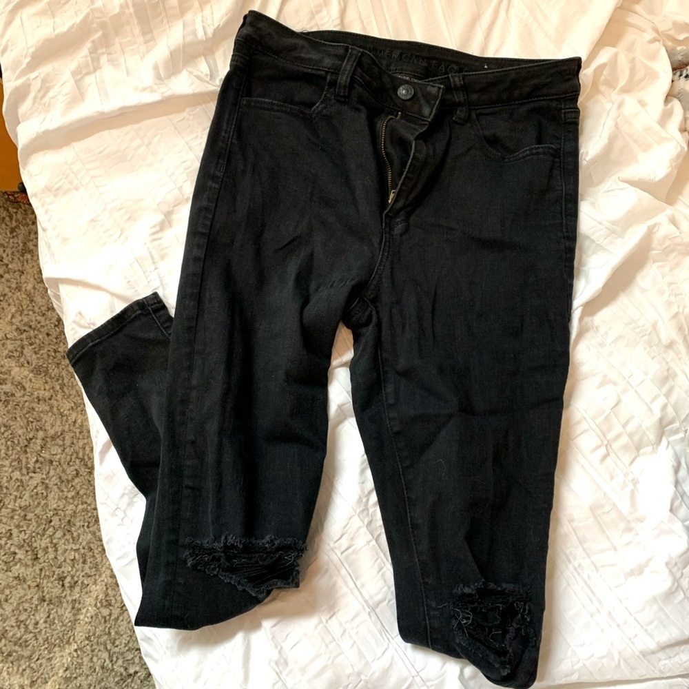 American Eagle Jegging Jeans Black